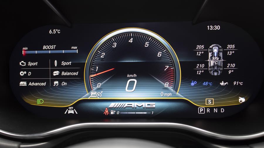 Панель приборов Mercedes-AMG GT (C190) 2019 года  (WW) (фото 22 из 42)